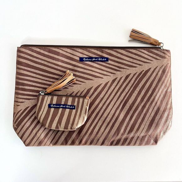 Bahama Hand Prints Set Clutch and Coin Purse-Retired and Rare! - Picture 13 of 13